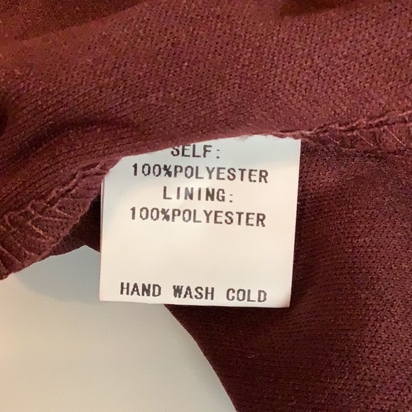 Siren Lily Small Shimmery Lined Maternity 3/4 Tie Sleeve Top, New With Tags. - Picture 4 of 7